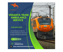 Get Vedanta Train Ambulance with Medical Services in Raipur