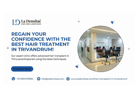 Regain Your Confidence with the Best Hair Treatment in Trivandrum!