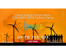 Clean Energy Starts Here – Affordable Wind Turbine Setup