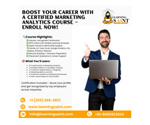 Boost Your Career with a Certified Marketing Analytics Course – Enroll Now!