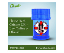 Plastic Herb Grinder UK - Buy Online at Olivastu