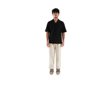 Classic Black Half Sleeve Shirt for Men