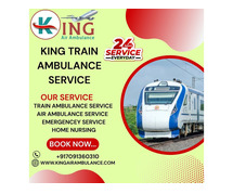 Travel with King Train Ambulance Services in Siliguri for better comfort
