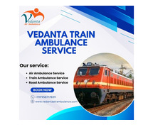 Select risk-free Vedanta train ambulance in Pune with the best modern ICU setup
