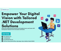 Empower Your Digital Vision with Tailored .NET Development Solutions