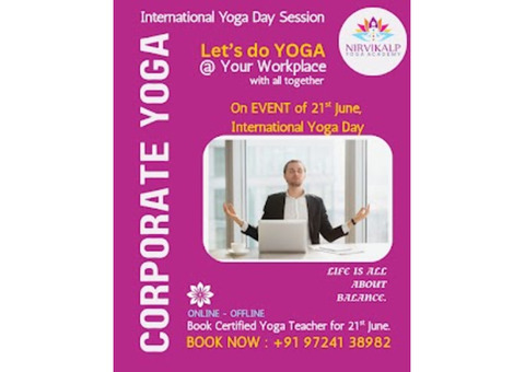 Nirviklap yoga academy | Corporate Yoga Classes in Ahmedabad