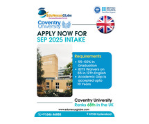 Apply Now for September 2025 Intake at Coventry University