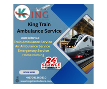 King Transit with Proper Management and Clarity in Ranchi in its Train Ambulance