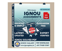IGNOU Assignment