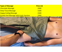 Full Body Hotel Massage in Siwan Price List