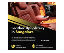 Leather Upholstery in Bangalore | Artificial leather Car Seat Cover