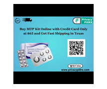 Buy MTP Kit Online with Credit Card Only at $65 and Get Fast Shipping in Texas
