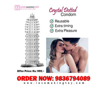 Shop Crystal Reusable Condom Online Now Call 9836794089