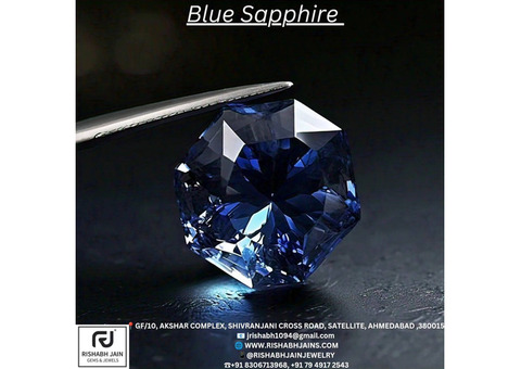 Blue sapphire gemstone in ahmedabad