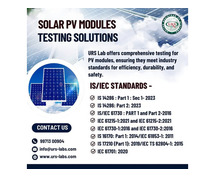 Solar Components Testing laboratory in Surat