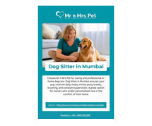 Dog Sitter in Mumbai