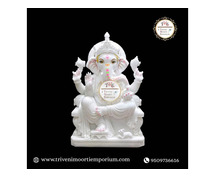 Pure Marble Ganesh Idols for Pooja & Gifting