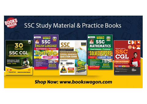 Buy SSC Exam Books Online from BooksWagon Store Online