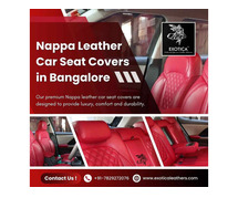 Nappa Leather Car Seat Covers in Bangalore | Artificial leather Car Seat Cover