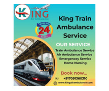 Use King Train Ambulance for better patient care in Raipur