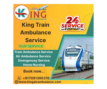 King Keeps the Whole Transit in Their Hands in Siliguri in its Train Ambulance
